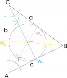 Dreiecke: Inkreismittelpunkt