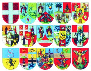 Wien-Spiel mit Wappenserie