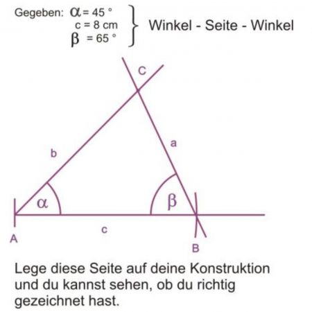 Dreiecke konstruieren - C (WSW)