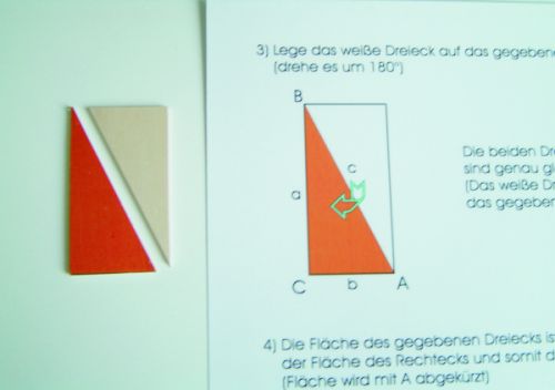 Dreiecke Flächenberechnung: Rechtwinkelige Dreiecke