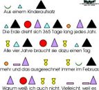 Wortarten: Textkarten mit Wortarten-Symbolen